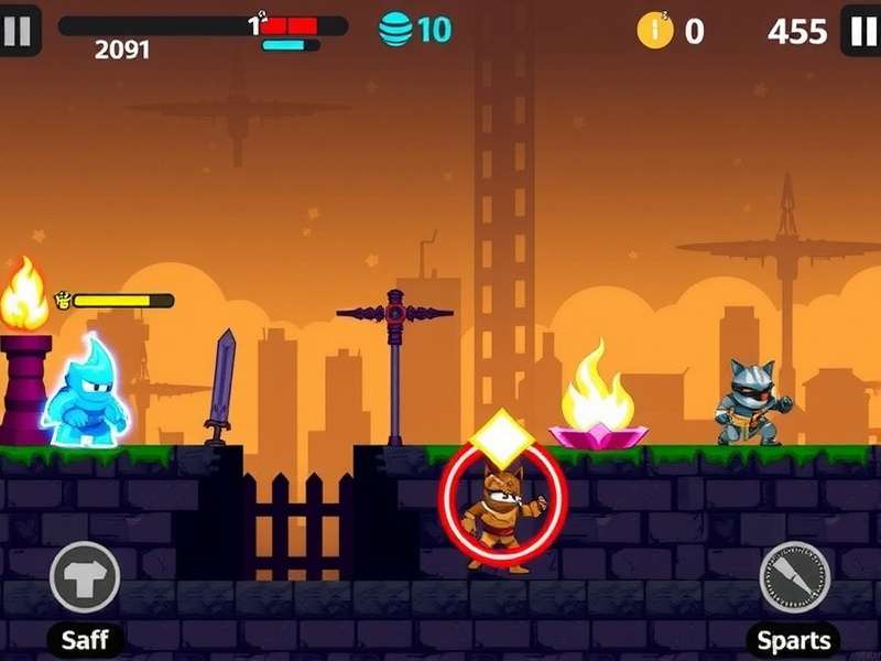 Pixel Combat Arena Gameplay Screenshot